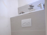 Platzsparende Wand-WC integriertes WiCi Bati Becken - Herr T (Frankreich - 72) - 1 auf 3
